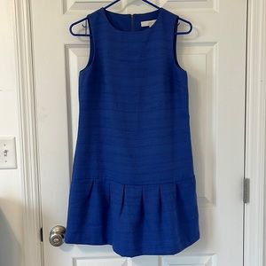 Loft blue drop waist dress